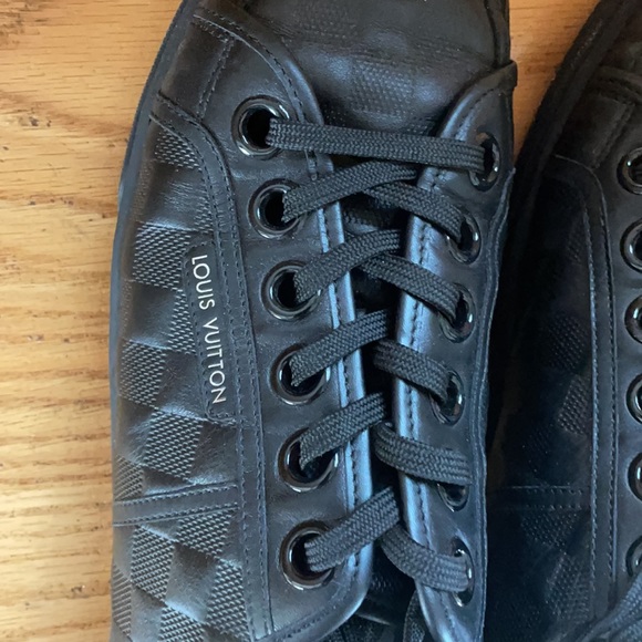 Louis Vuitton black Damier new  low top sneaker - Picture 2 of 3
